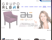 Tablet Screenshot of mueblesalbar.com.mx